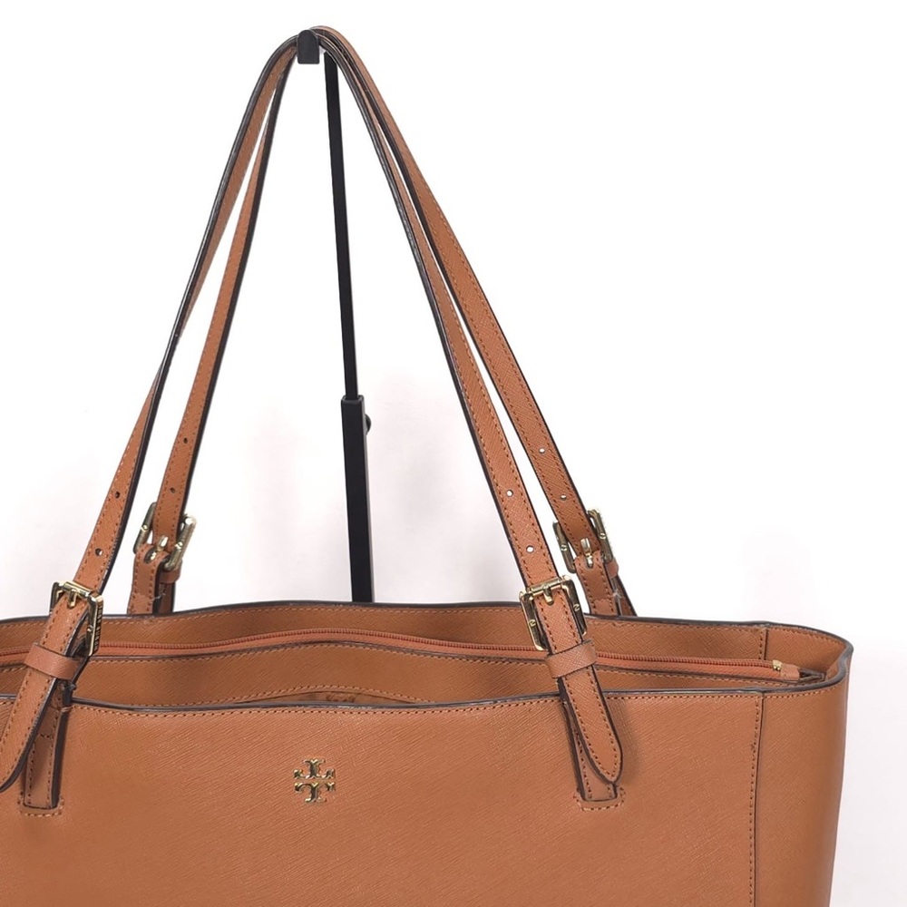 TORY BURCH Brown Leather Large York Buckle Tote‎ - Picture 8 of 15